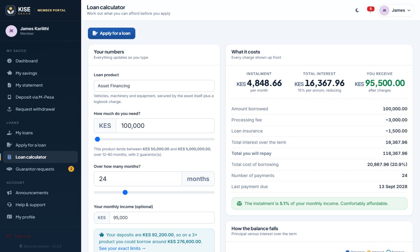 Loan calculator